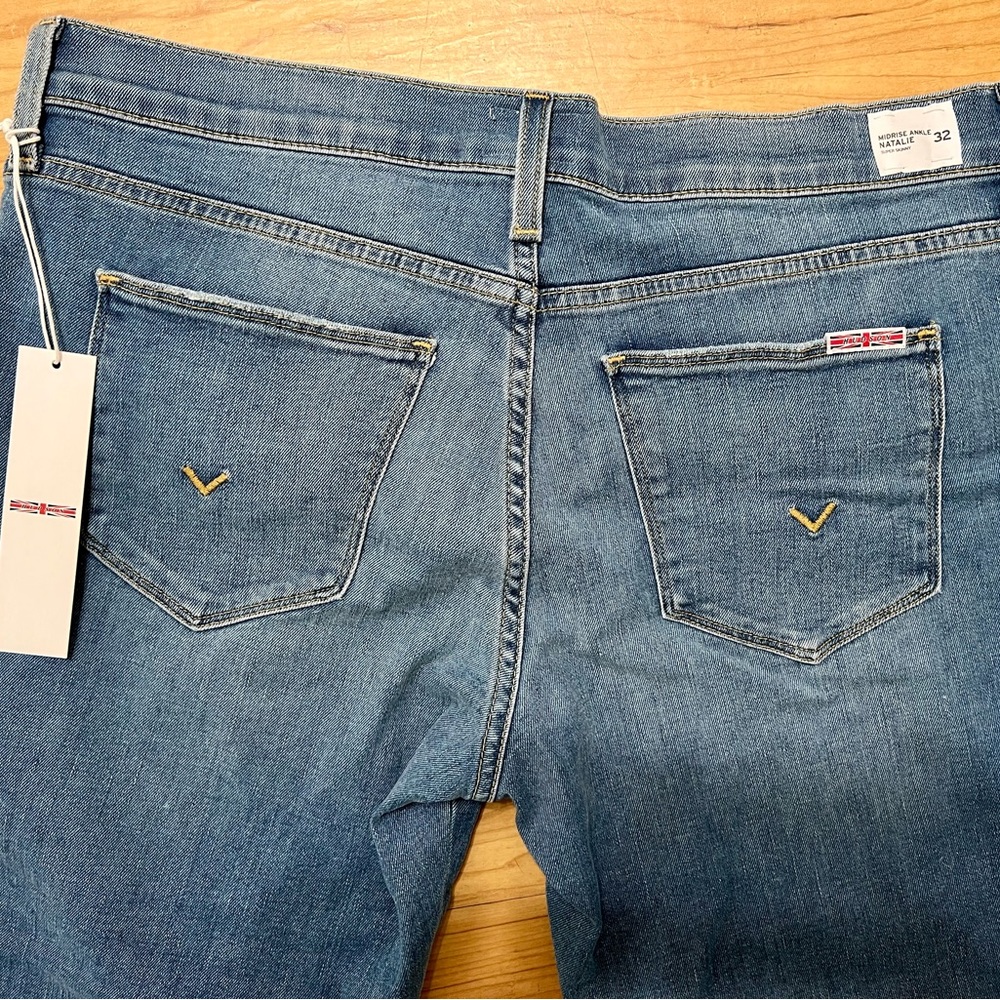 Hudson Jeans Natalie Mid-Rise Super Skinny Ankle Jeans Size 32 $215 NWT!! - Picture 6 of 8